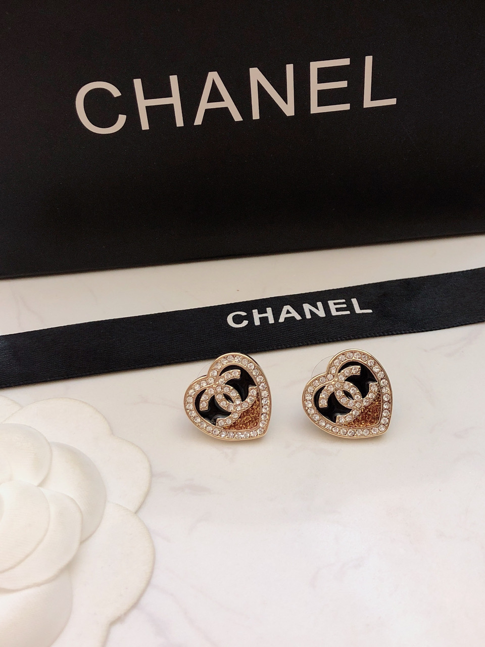 Chanel香奈儿】新款耳钉 小香爱心💗耳环热销款 市面最高版本 9