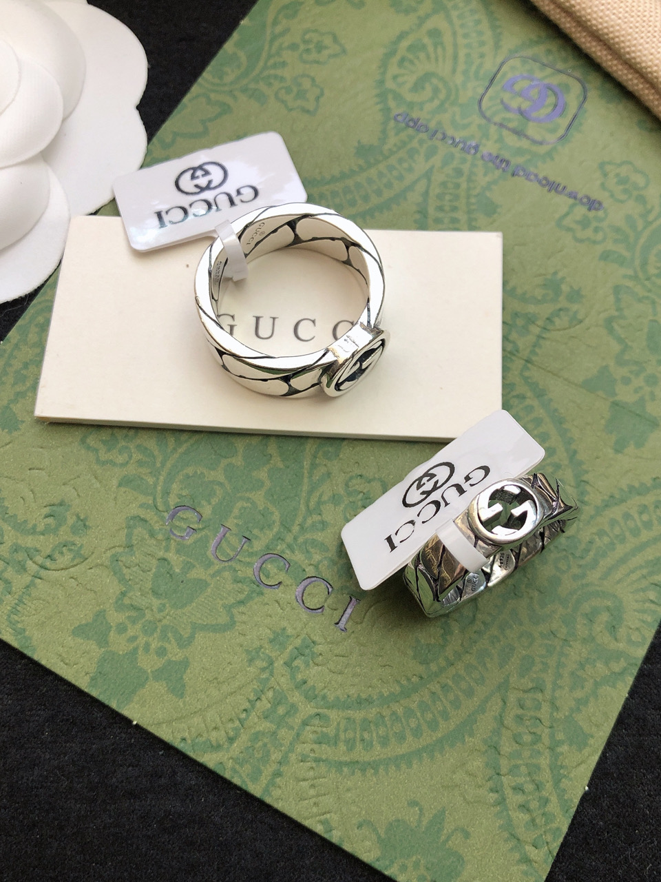 2023最新出炉奢华版戒指 独家高品质🌼 Gucci古驰最新款的经典款 精致无论款式 质感 都是绝对的顶