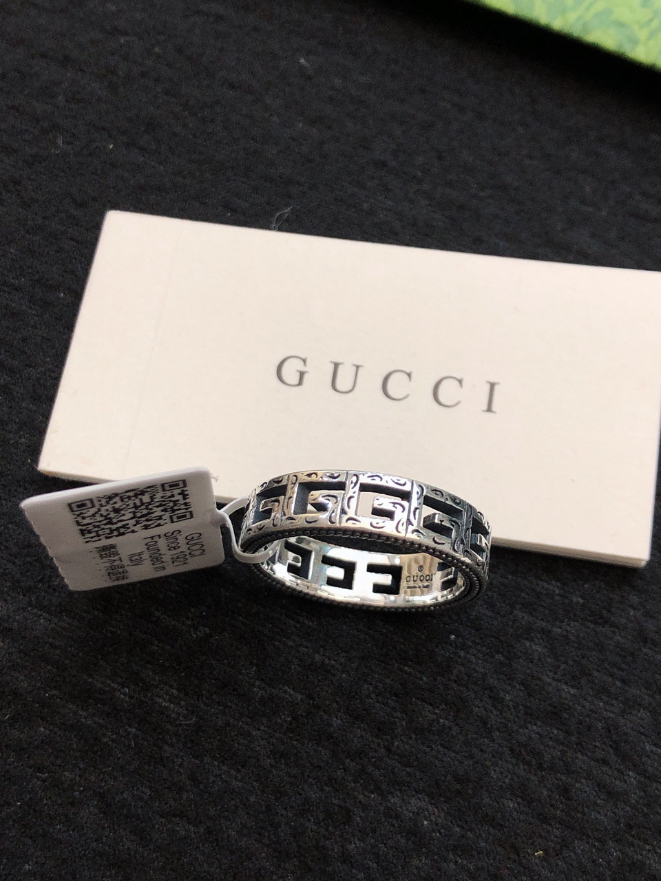 超级好看的情侣戒指💍GUCCI复古双G戒指 一戒两戴性价比超高🥰百搭很有质感 甜酷有个性且不烂大街✨码数