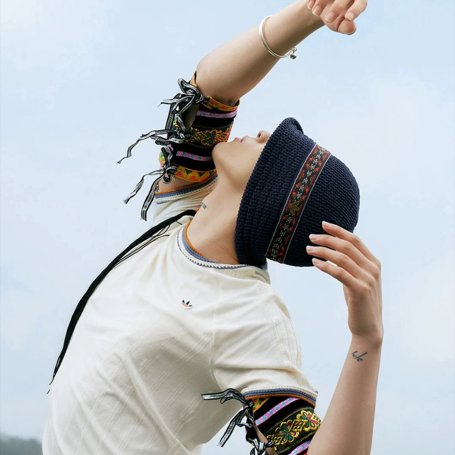 Adidas Originals x CLOT Bucket Hat Ethnic Embroidery Cotton Fisherman Cap 2 A2017122801002613348467560929924513792