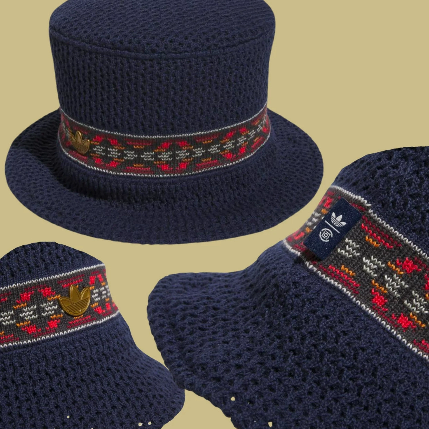 Adidas Originals x CLOT Bucket Hat Ethnic Embroidery Cotton Fisherman Cap 4 A2017122801002613348467560929970651136