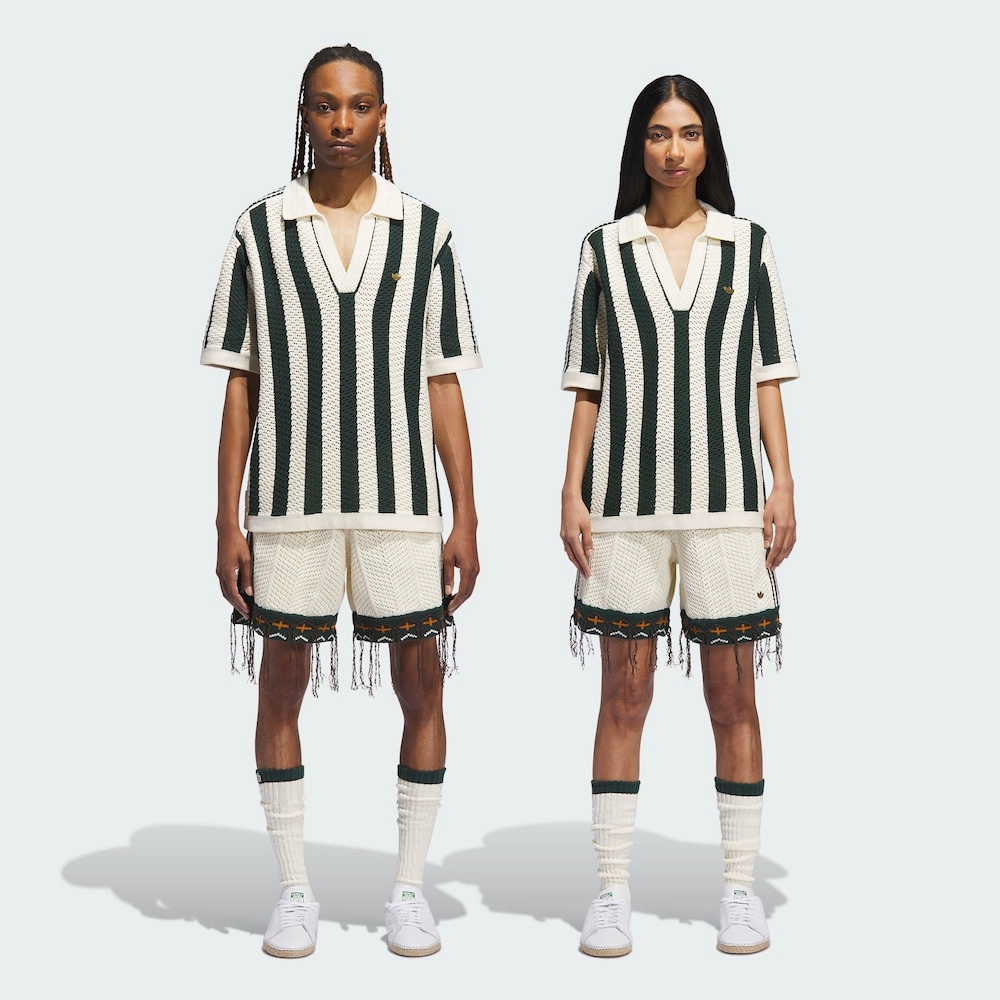 Adidas x CLOT Edison Chen Knitted Polo Shirt - Retro Academy Style 2 A2017122801002613348502527752759439360