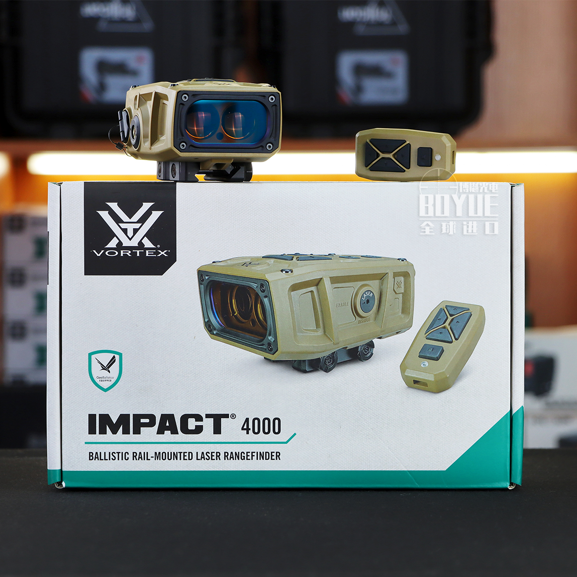 Vortex Impact 4000 Ballistische Laser Afstandsmeter met Montage voor Rail