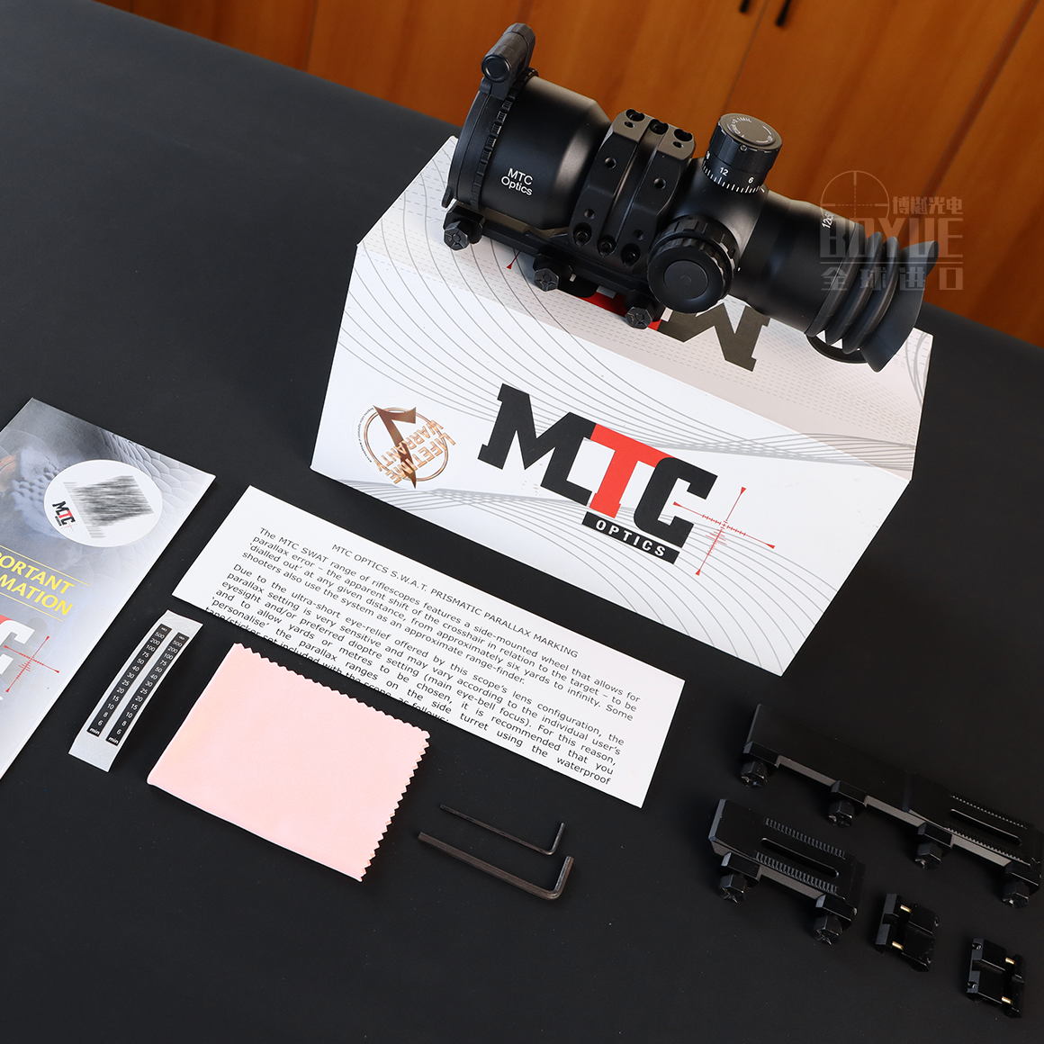 MTC S.W.A.T 12x50 Prism Scope - PCP Dedicated Import Optic, 12x Fixed Magnification 3 A202408021630266472002464366335154970456064