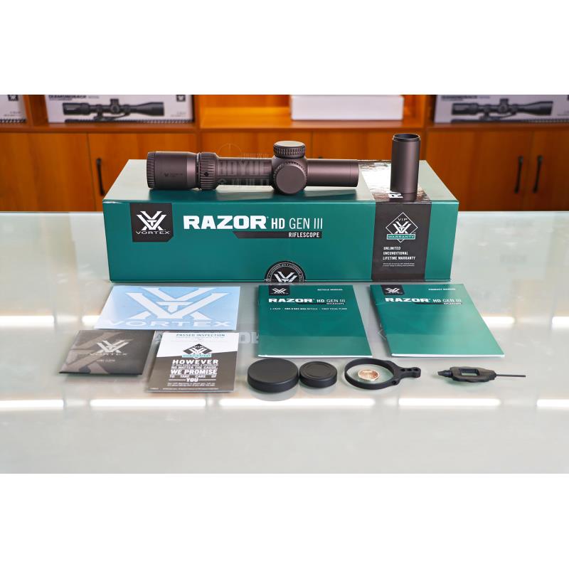 כוונת צידור VORTEX Razor HD Gen III 1-10x24 FFP - ביצועים מעולה 3 A202408021630266472002464366339627784630272