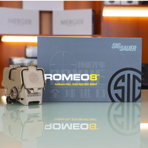 Sig Sauer Romeo8T 1x38mm Full Size Red Dot Sight - Sand
