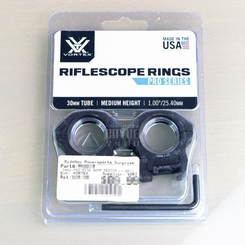 Vortex Riflescope Rings Pro Series - 30mm Tube, Medium Height 1 Vortex Riflescope Rings Pro Series - 30mm Tube, Medium Height