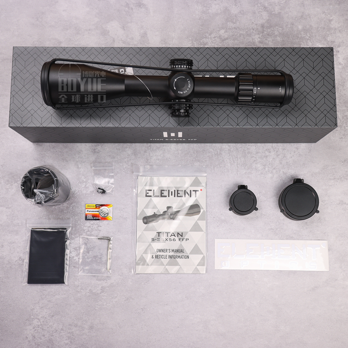 Element Titan 5-25x56 FFP APR-1C MRAD Optical Rifle Scope for Precision Shooting 3 A202408021630266472002464390471521589547008