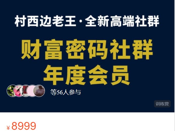《AL5155-村西边老王的大讲堂-财富密码社群》
