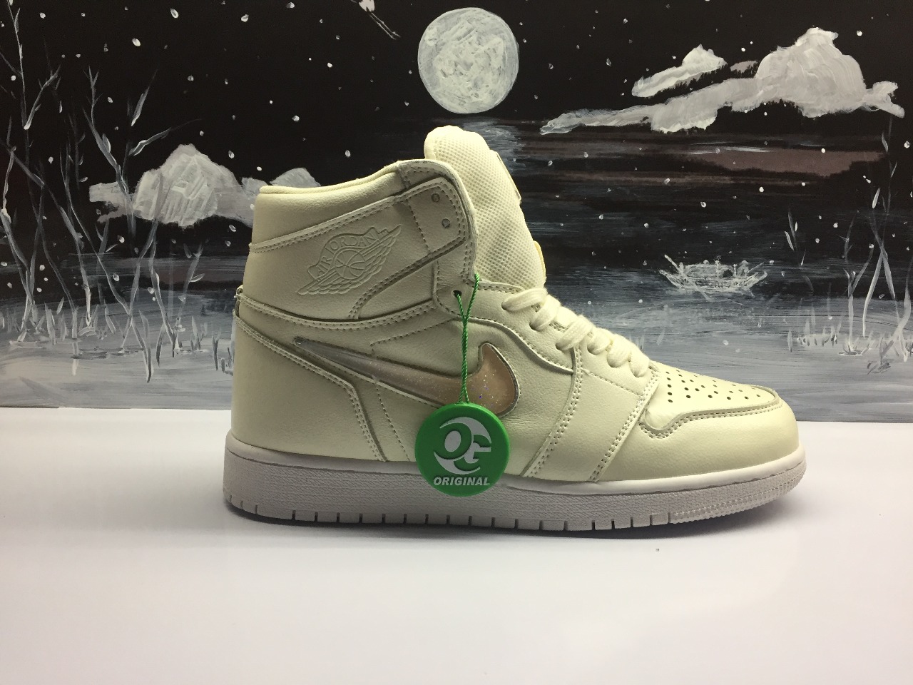 280 果冻勾公司级全头层独家莞产 NIKE Air Jordan 1 OG AJ1 全新模具开发 首家实现飞翼3D打印改良