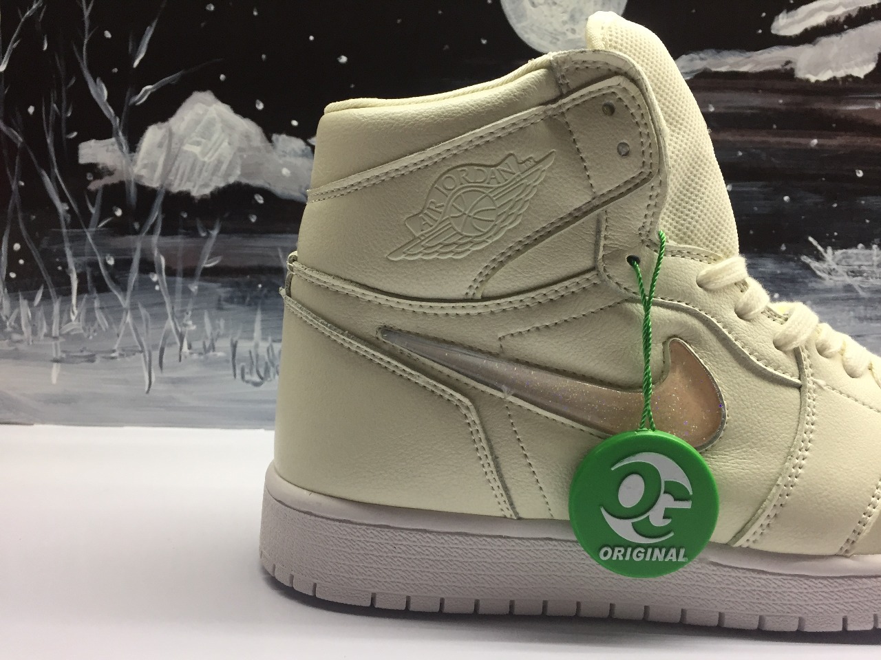 280 果冻勾公司级全头层独家莞产 NIKE Air Jordan 1 OG AJ1 全新模具开发 首家实现飞翼3D打印改良