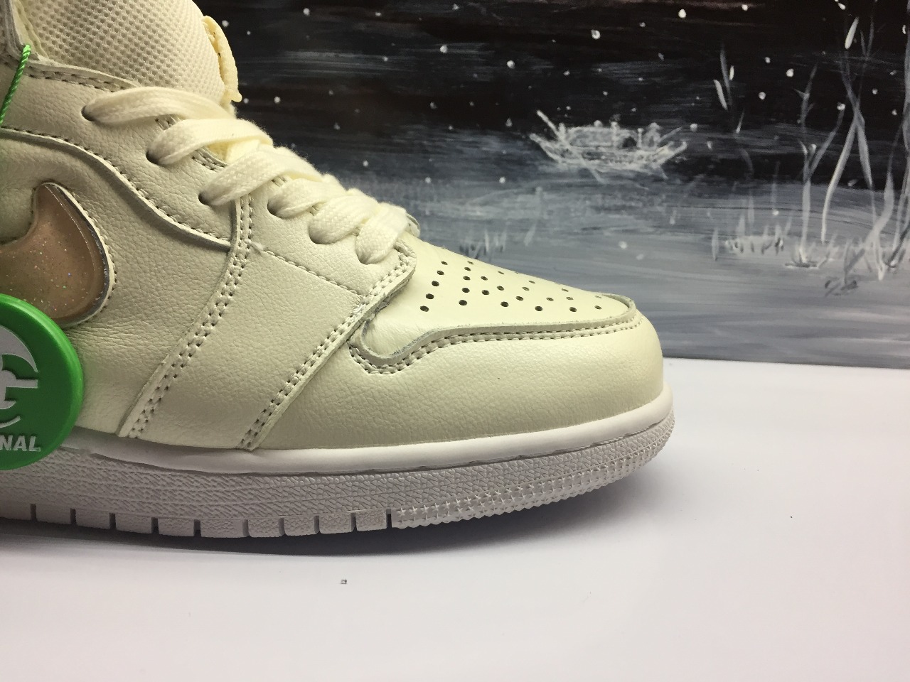 280 果冻勾公司级全头层独家莞产 NIKE Air Jordan 1 OG AJ1 全新模具开发 首家实现飞翼3D打印改良