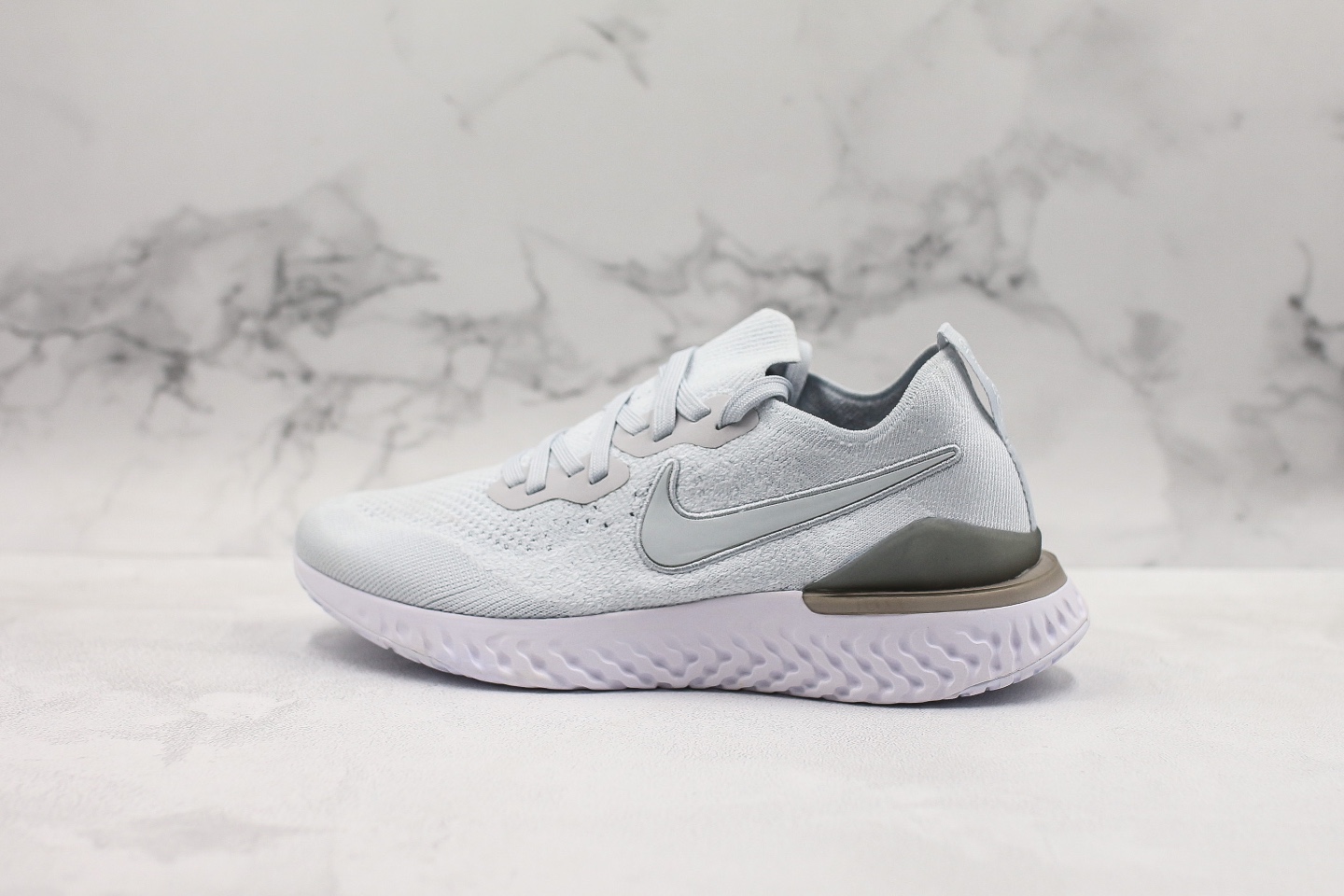 180灰色·公司级 耐克/Nike Epic React Flyknit  针织瑞亚2代 BQ8928-004