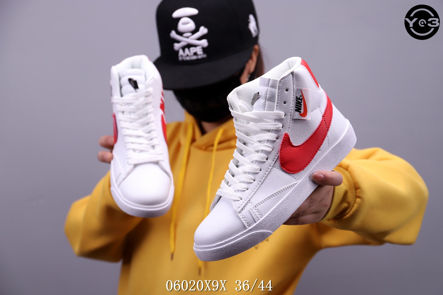 90<br />耐克Nike W Blazer Mid Redel onzf180dp.kt 开拓者 高帮休闲情侣板鞋 <br />SWSize:36/44 <br />编码：06020X9X