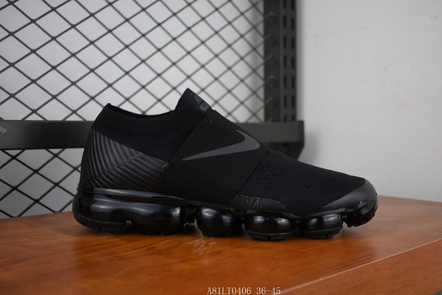 NIKE AIR VAPORMAX 2019 GS BLACKSCREAM GREEN