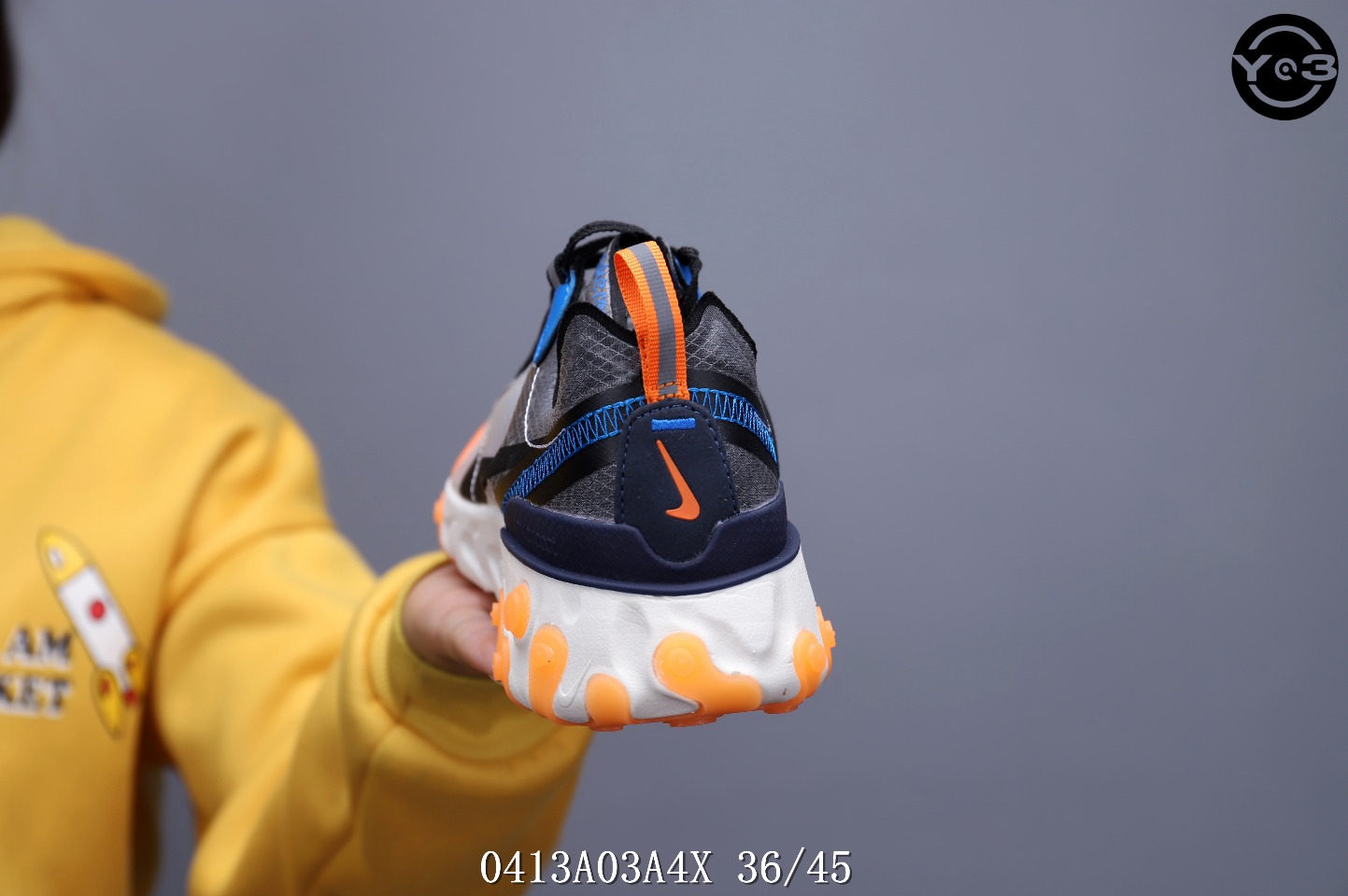150<br />耐克 Nike Epic React Element 87Undercover 瑞亚87联名 高桥盾 透明网纱 轻便跑鞋 <br />SWSIZE：下36/45 <br />编码：0413A03A4X