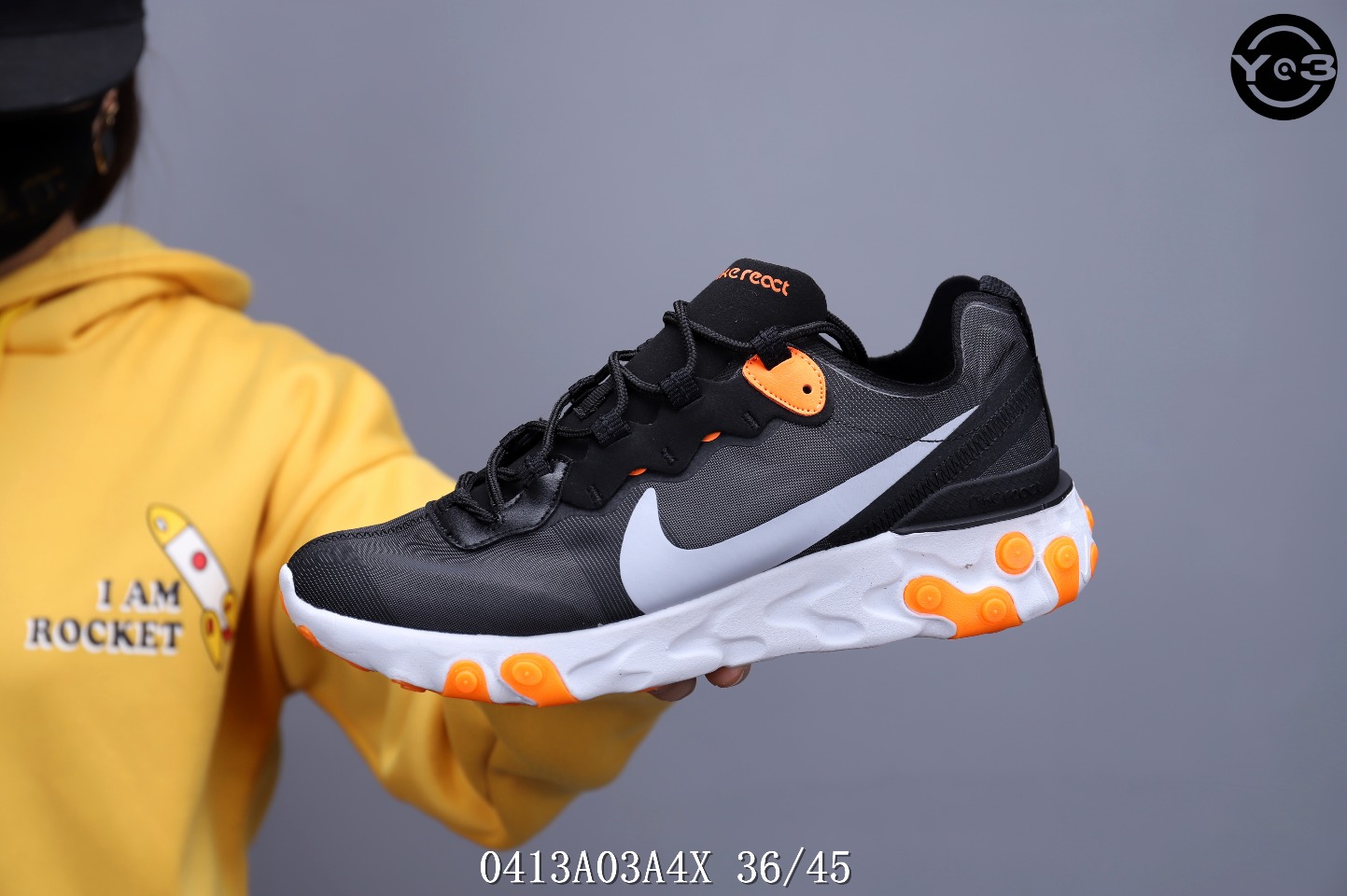 150<br />耐克 Nike Epic React Element 87Undercover 瑞亚87联名 高桥盾 透明网纱 轻便跑鞋 <br />SWSIZE：下36/45 <br />编码：0413A03A4X
