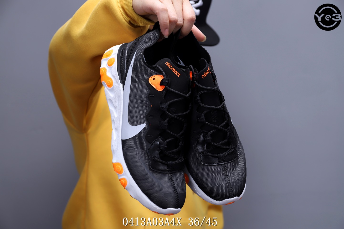 150<br />耐克 Nike Epic React Element 87Undercover 瑞亚87联名 高桥盾 透明网纱 轻便跑鞋 <br />SWSIZE：下36/45 <br />编码：0413A03A4X