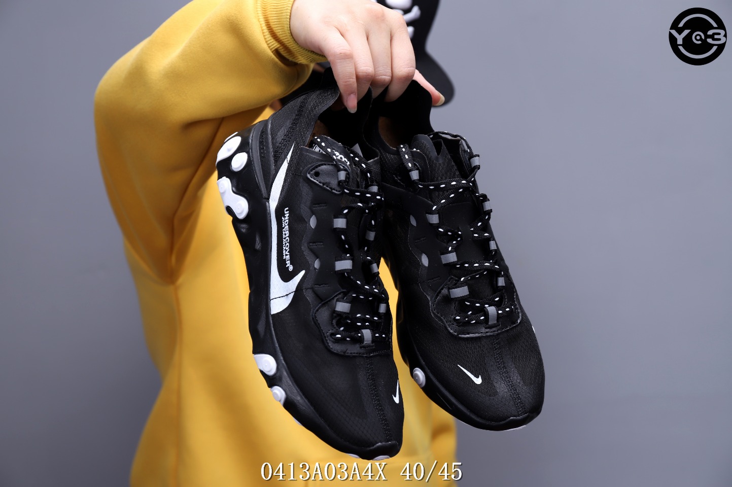150<br />耐克 Nike Epic React Element 87Undercover 瑞亚87联名 高桥盾 透明网纱 轻便跑鞋 <br />SWSIZE：下40/45 <br />编码：0413A03A4X