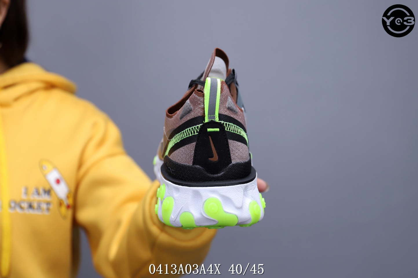 150<br />耐克 Nike Epic React Element 87Undercover 瑞亚87联名 高桥盾 透明网纱 轻便跑鞋 <br />SWSIZE：下40/45 <br />编码：0413A03A4X