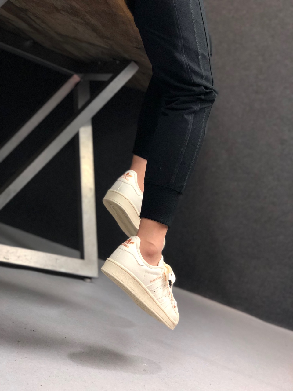 160冰激凌米黄电镀ADIDAS SUPERSTAR ORIGINALS 上脚满满的少女心  2019年度全新米黄配色帆布贝壳头