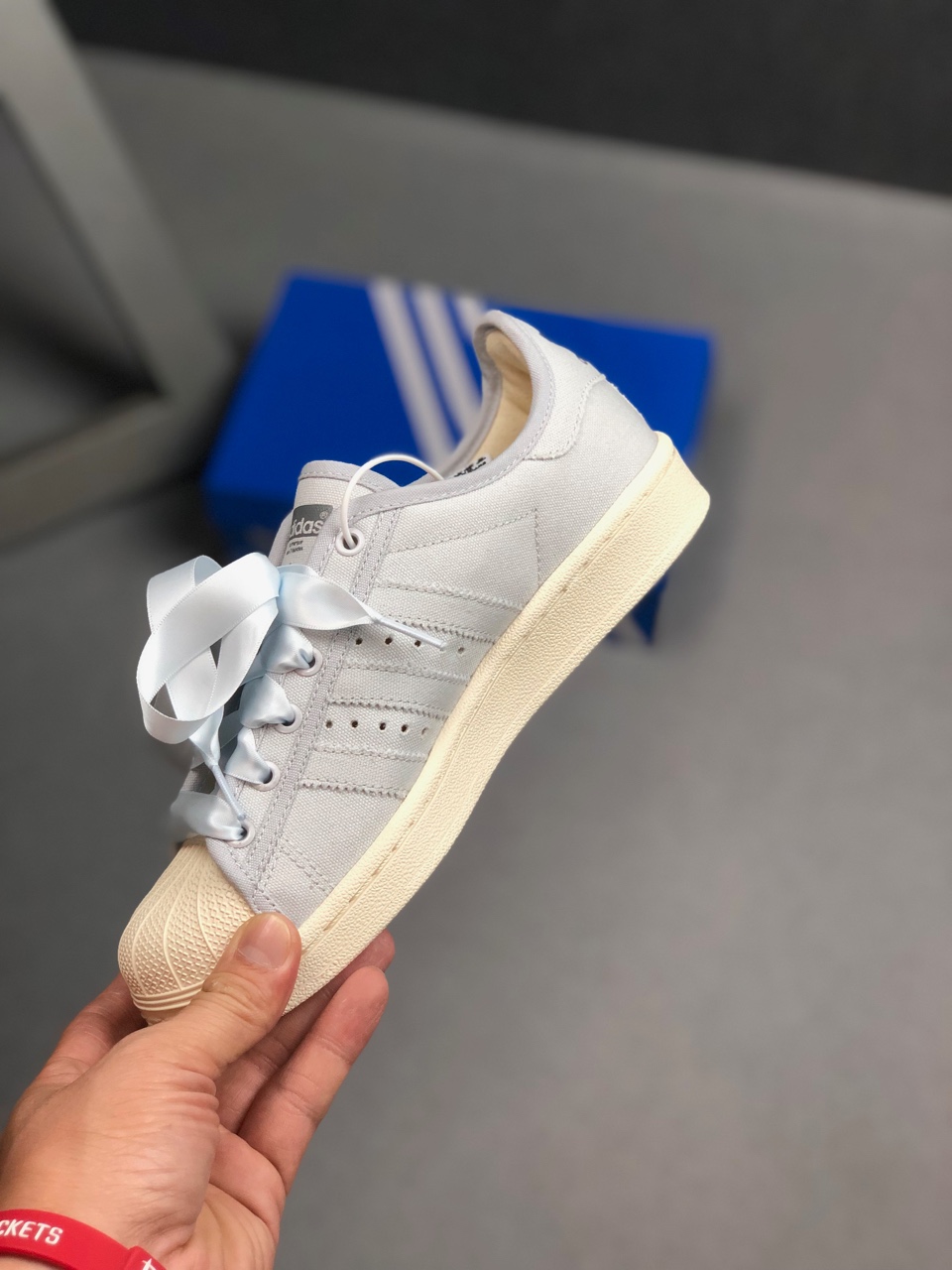 160 冰激凌蓝电镀ADIDAS SUPERSTAR ORIGINALS 上脚满满的少女心  2019年度全新冰激凌蓝配色帆布贝壳头