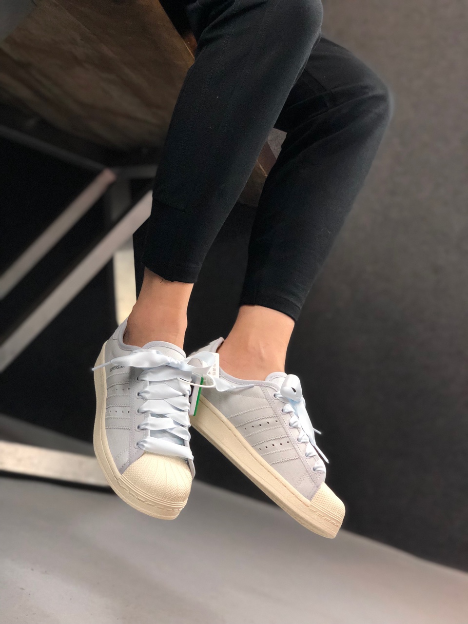 160 冰激凌蓝电镀ADIDAS SUPERSTAR ORIGINALS 上脚满满的少女心  2019年度全新冰激凌蓝配色帆布贝壳头