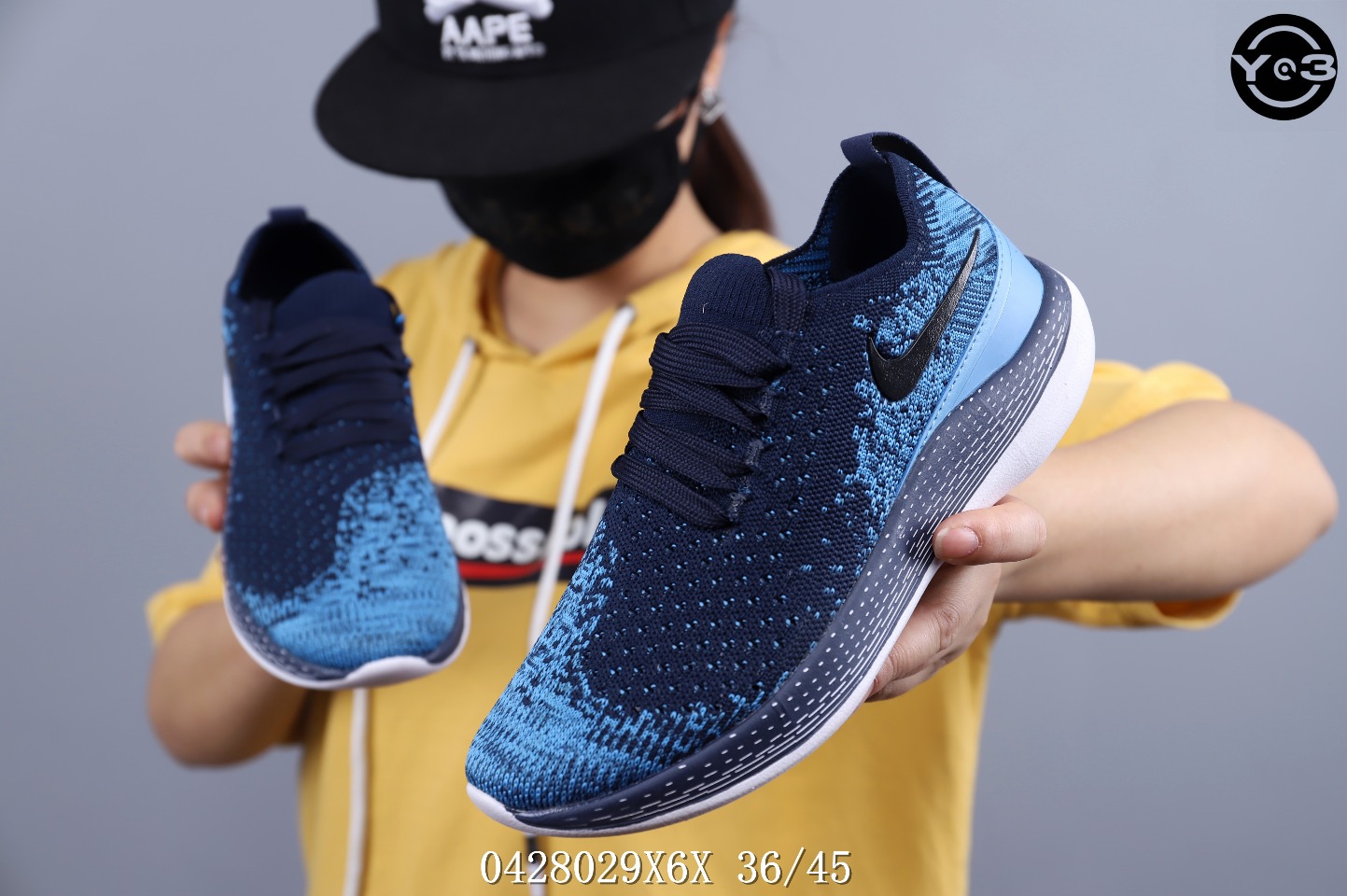 60  耐克WMNS Nike React Epic Flyknit 针织面 缓震高弹跑鞋 <br />号码：36-45