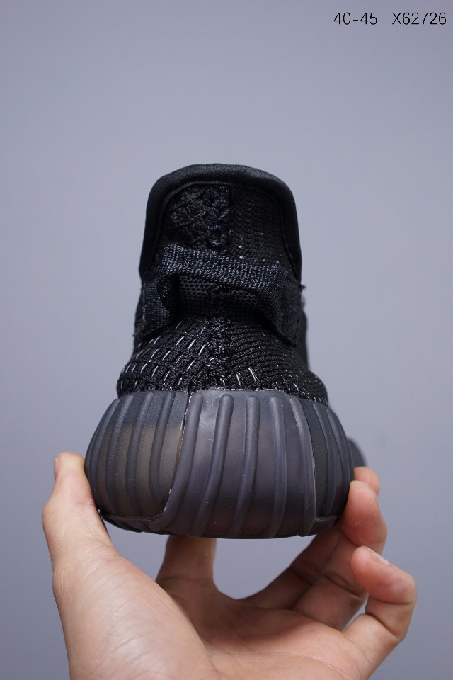 140阿迪达斯Adidas Yeezy Boost 350V2 堕(黑)天使 椰子组合底防爆休闲运动鞋