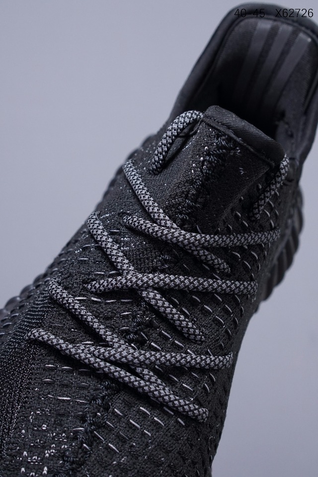 140阿迪达斯Adidas Yeezy Boost 350V2 堕(黑)天使 椰子组合底防爆休闲运动鞋