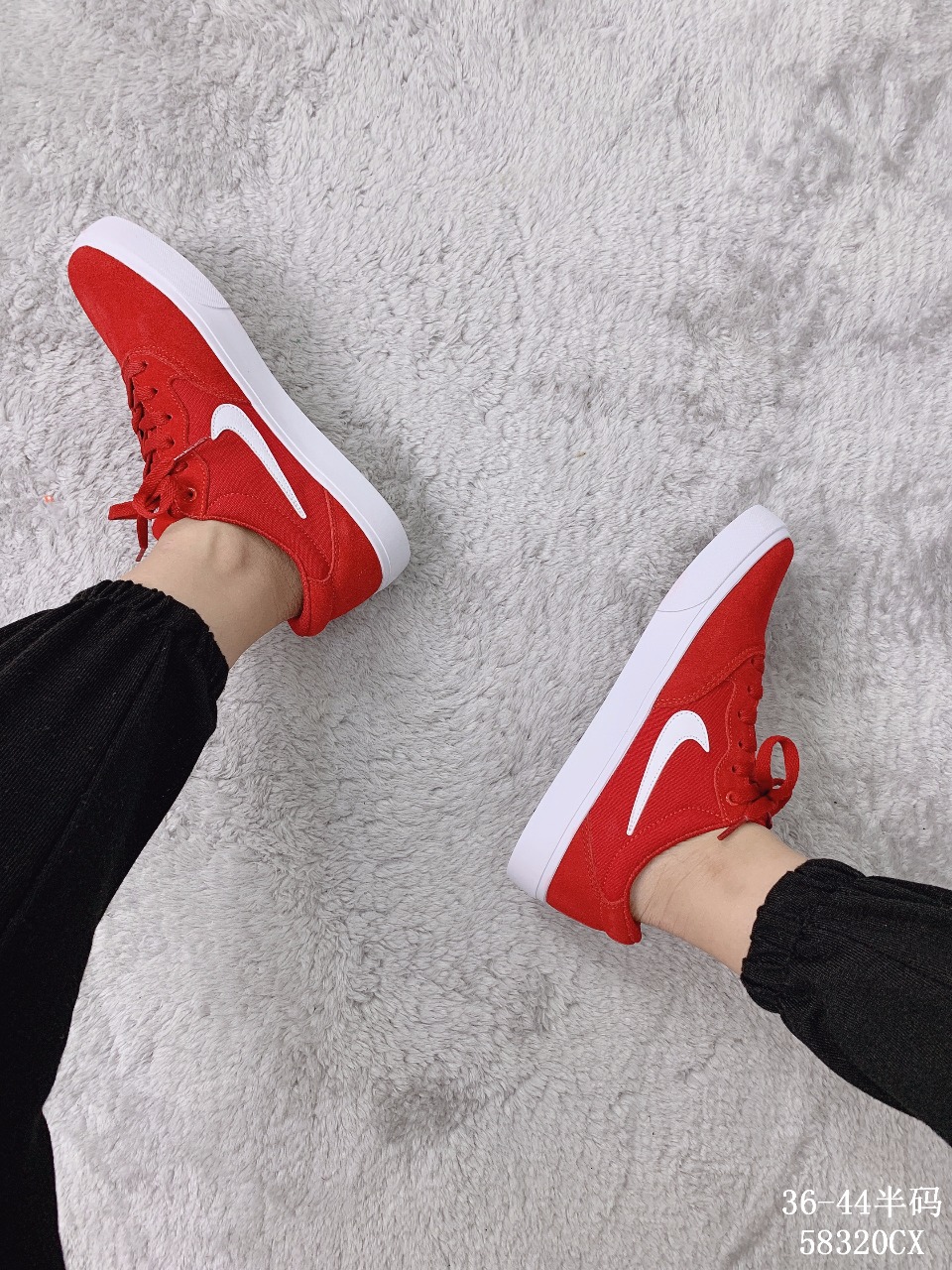 130【实拍图】真标半码！Nike SB Chron SLR 耐克低帮帆布鞋 休闲滑板鞋！ 尺码：见图<br />58320CX