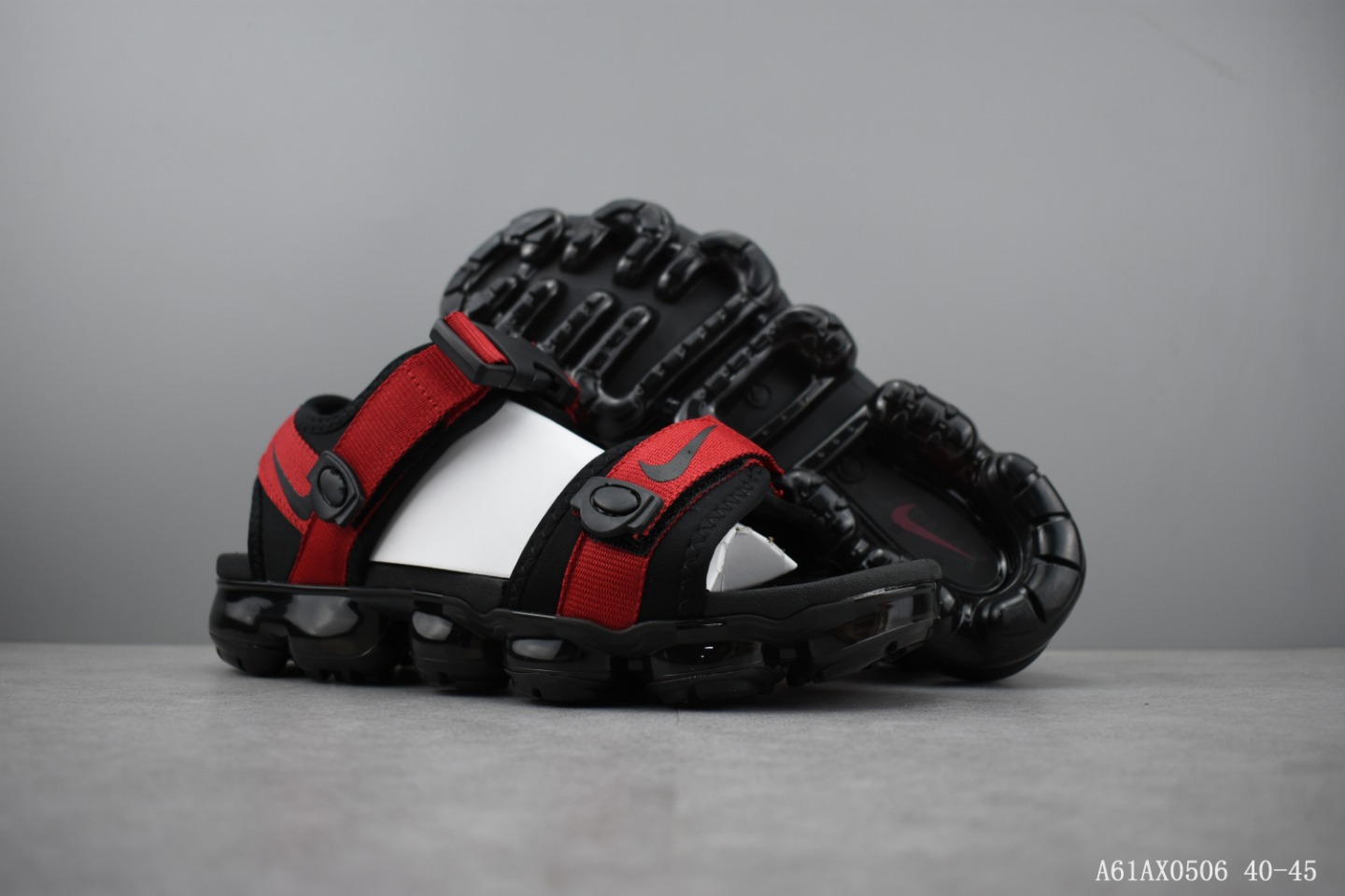 nike air vapormax sandals off white