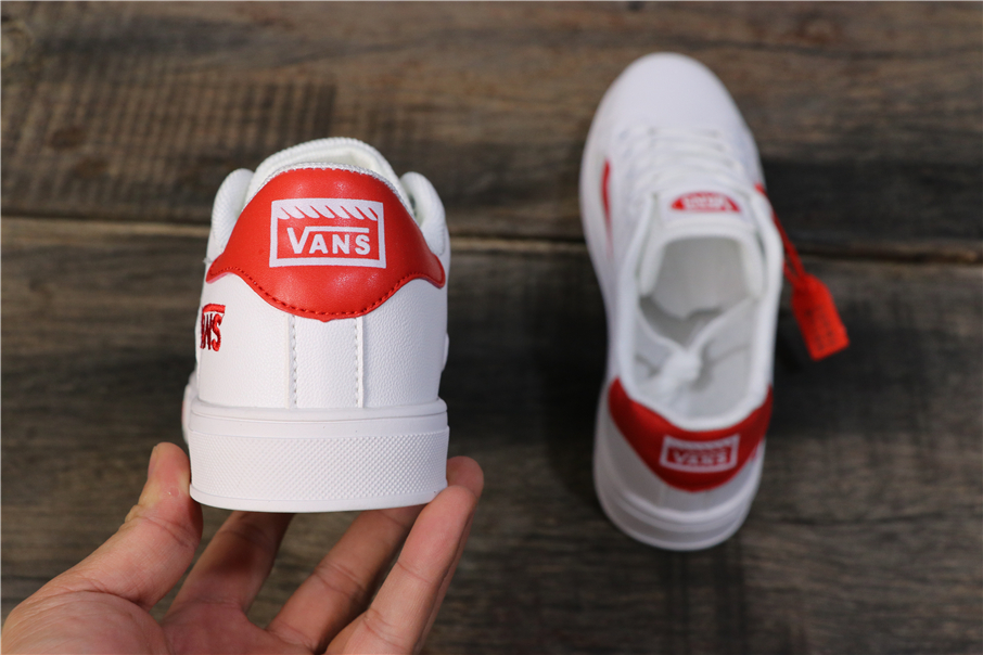 110 万斯/Vans 皮面透气网休闲鞋 镂空 透气 校园休闲文化板鞋