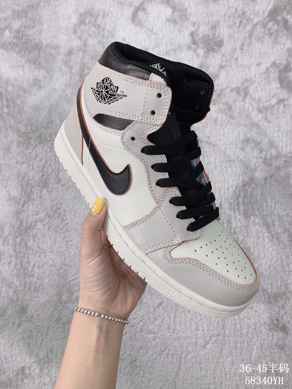 150【实拍图】真标半码！耐克Nike Air Jordan 1 Rrtro High OG 高帮AJ乔1 运动篮球鞋 ！ 尺码：36-45半码<br />58340YH