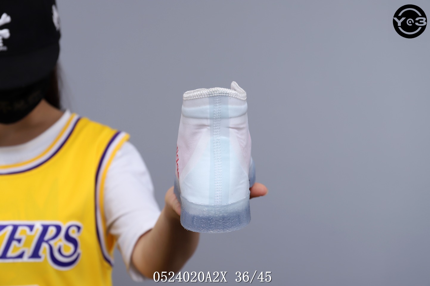 130真标半码阿迪/ADIDAS FORUM MID三叶草透明网纱高帮板鞋 休闲板鞋！