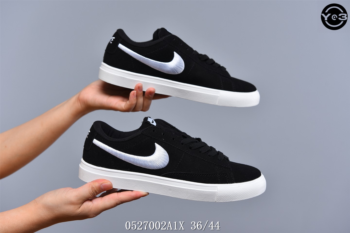 120耐克/NIKE SB ZOOM BLAZER LOW 猪巴革鞋面耐克刺绣大勾 百搭校园滑板鞋SW