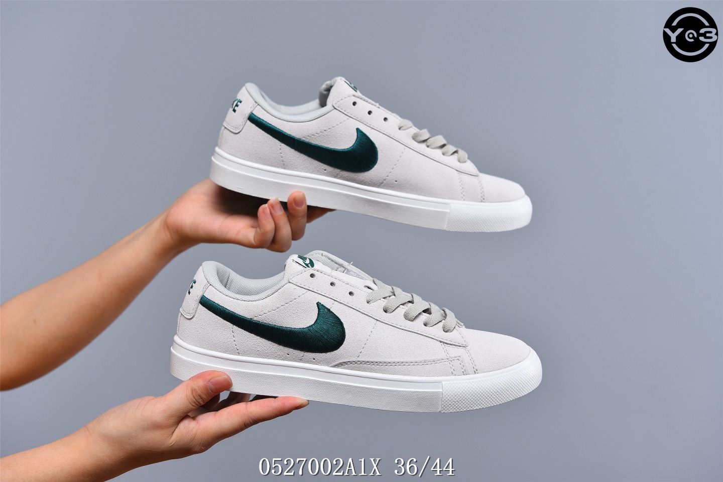 120耐克/NIKE SB ZOOM BLAZER LOW 猪巴革鞋面耐克刺绣大勾 百搭校园滑板鞋SW