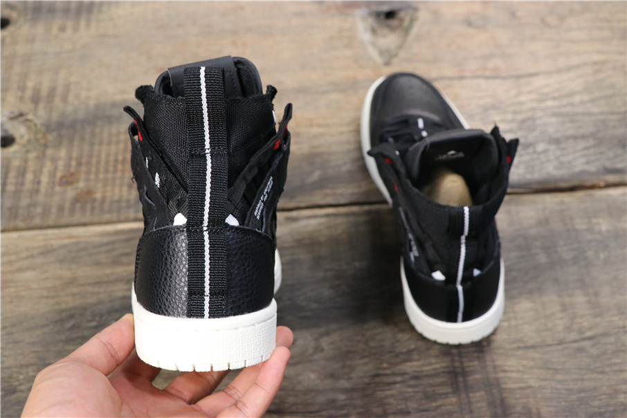 300乔丹/Air Jordan aj1 AJ1 乔丹1代 乔1 Air Jordan 1 RETRO HIGH OG  CD6757-001 乔1编织铠甲黑色