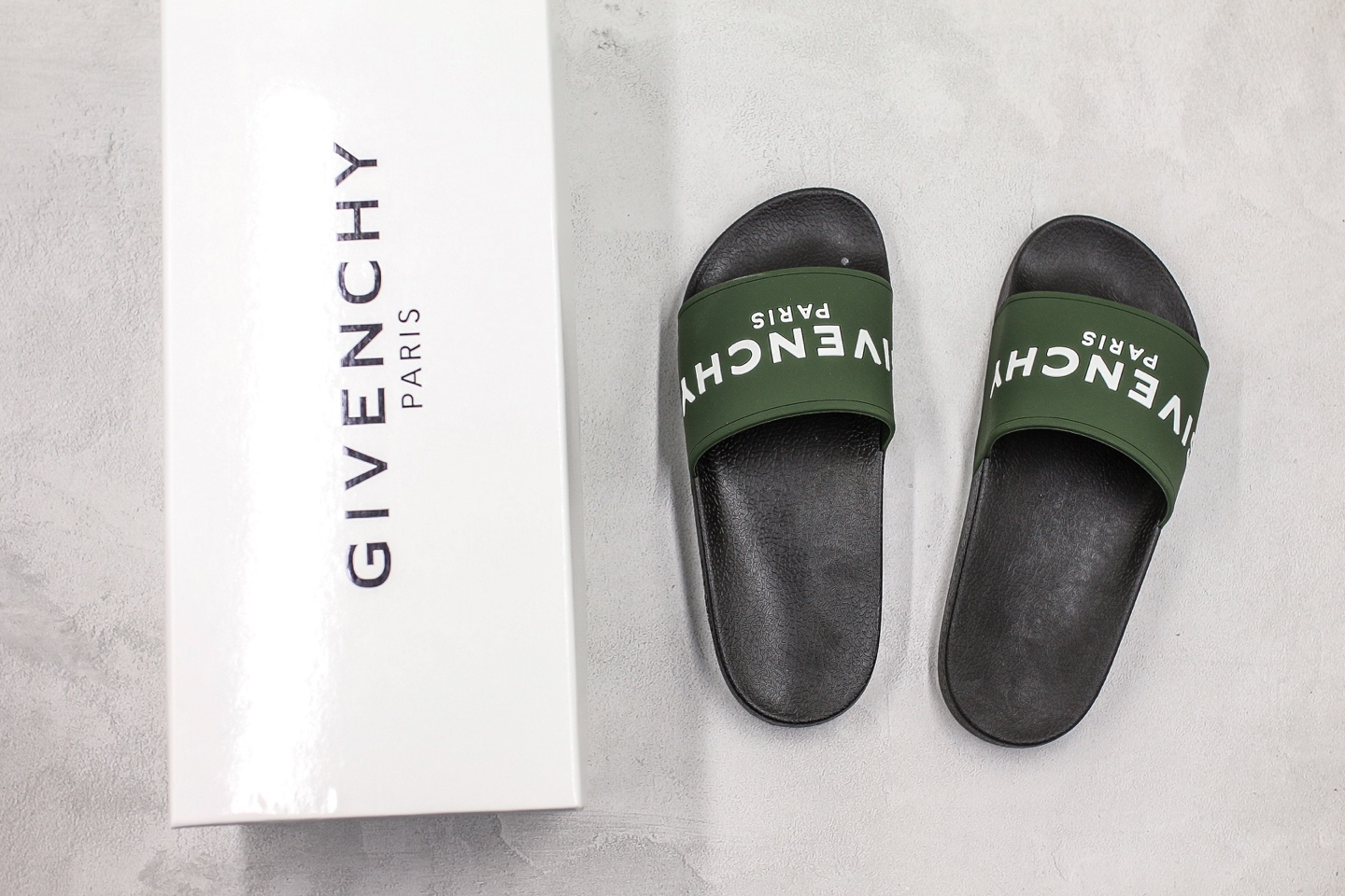 Local himself Givenchy letters slippers 19ss summer word slippers high ...