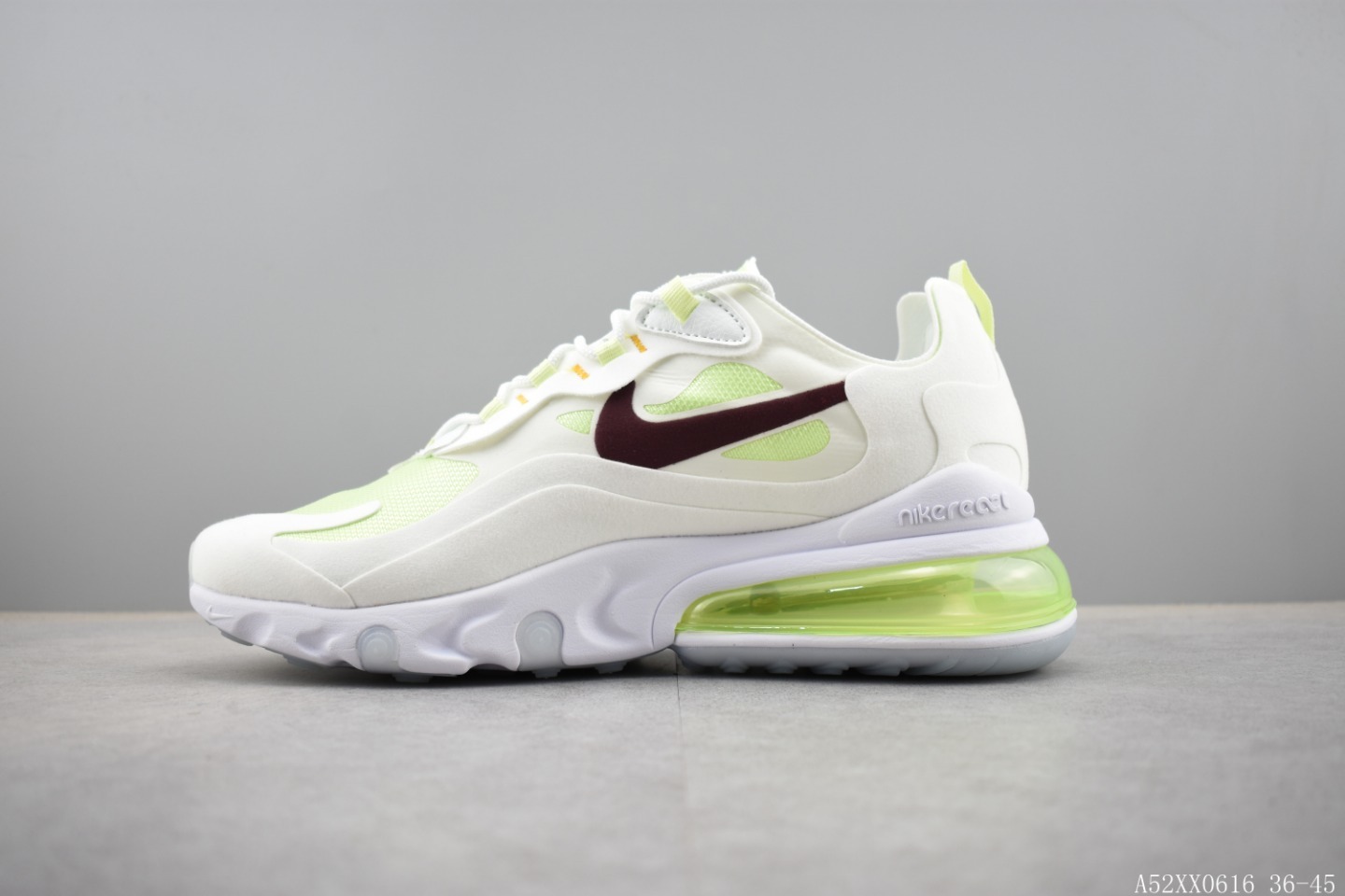 220 耐克 NIKE REACT AIR MAX 半掌式270气垫跑鞋系列 货号:AQ9087 公司级真标带半码-莆田鞋,莆田鞋货源,高仿鞋,高仿鞋货源,安福档口,莆田高仿鞋,莆田鞋批发,高仿鞋批发,莆田高仿运动鞋,高仿运动鞋,莆田运动鞋 220 耐克 NIKE REACT AIR MAX 半掌式270气垫跑鞋系列 货号:AQ9087 公司级真标带半码