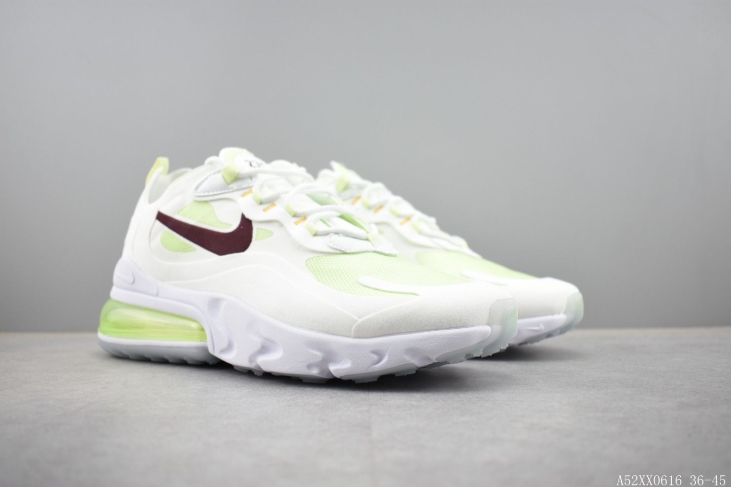 220 耐克 NIKE REACT AIR MAX 半掌式270气垫跑鞋系列 货号:AQ9087 公司级真标带半码-莆田鞋,莆田鞋货源,高仿鞋,高仿鞋货源,安福档口,莆田高仿鞋,莆田鞋批发,高仿鞋批发,莆田高仿运动鞋,高仿运动鞋,莆田运动鞋 220 耐克 NIKE REACT AIR MAX 半掌式270气垫跑鞋系列 货号:AQ9087 公司级真标带半码