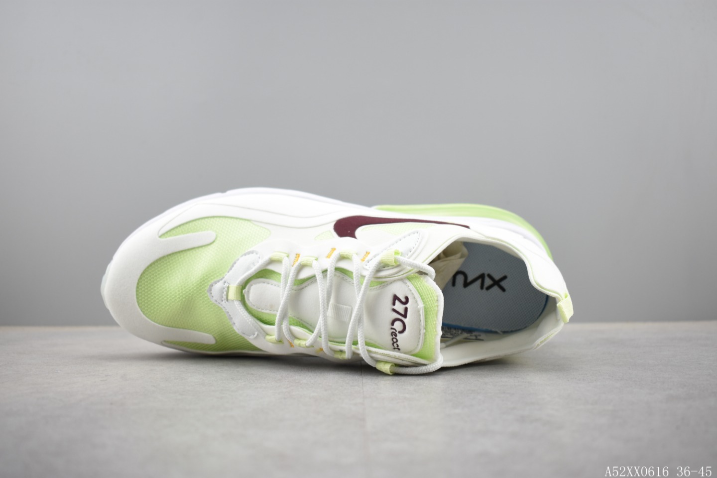 220 耐克 NIKE REACT AIR MAX 半掌式270气垫跑鞋系列 货号:AQ9087 公司级真标带半码-莆田鞋,莆田鞋货源,高仿鞋,高仿鞋货源,安福档口,莆田高仿鞋,莆田鞋批发,高仿鞋批发,莆田高仿运动鞋,高仿运动鞋,莆田运动鞋 220 耐克 NIKE REACT AIR MAX 半掌式270气垫跑鞋系列 货号:AQ9087 公司级真标带半码