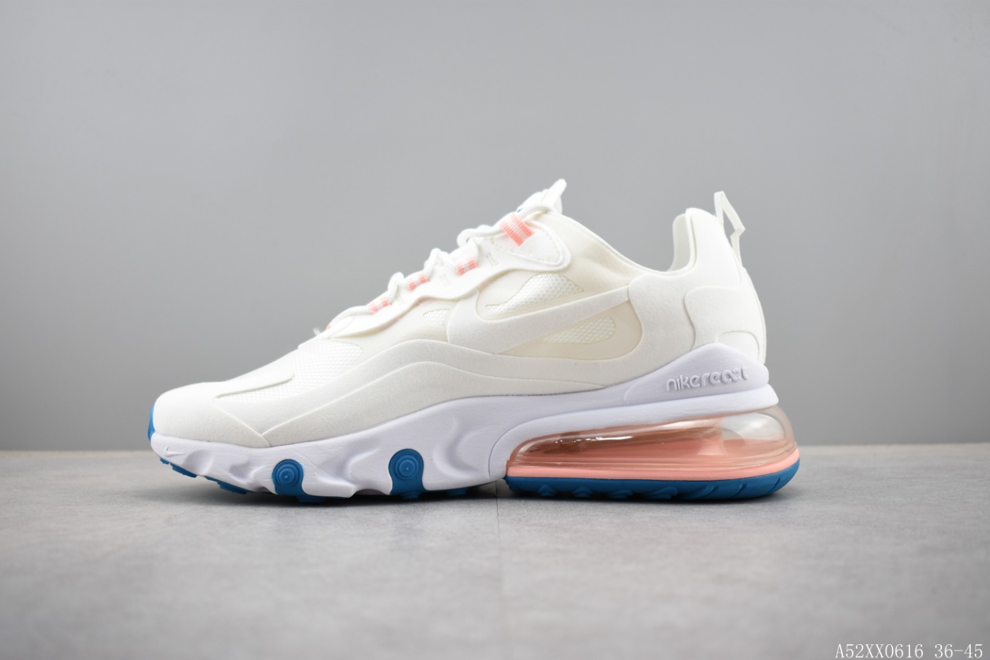 220 耐克 NIKE REACT AIR MAX 半掌式270气垫跑鞋系列 货号:AQ9087 公司级真标带半码-莆田鞋,莆田鞋货源,高仿鞋,高仿鞋货源,安福档口,莆田高仿鞋,莆田鞋批发,高仿鞋批发,莆田高仿运动鞋,高仿运动鞋,莆田运动鞋 220 耐克 NIKE REACT AIR MAX 半掌式270气垫跑鞋系列 货号:AQ9087 公司级真标带半码
