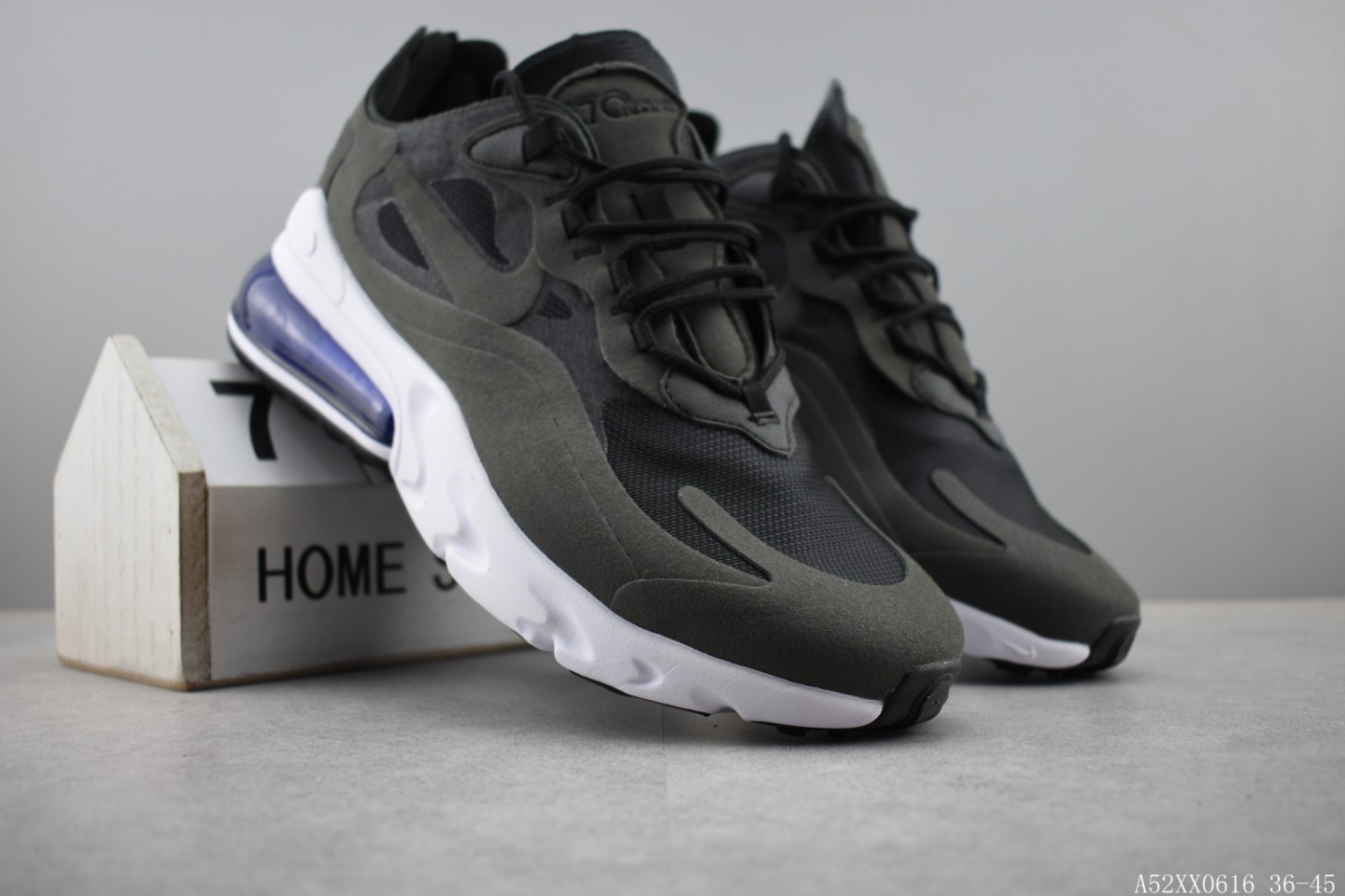 220 耐克 NIKE REACT AIR MAX 半掌式270气垫跑鞋系列 货号:AQ9087 公司级真标带半码