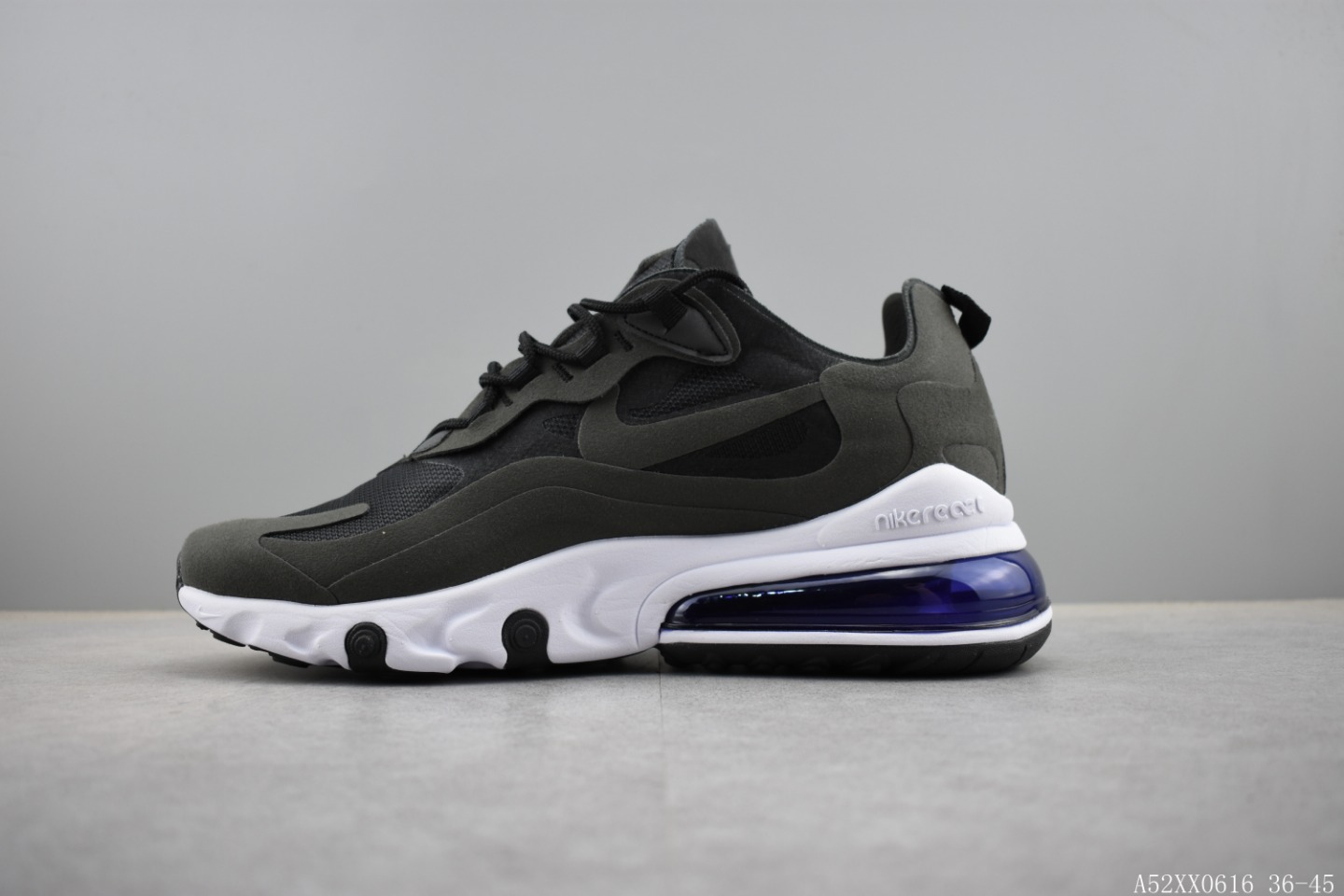 220 耐克 NIKE REACT AIR MAX 半掌式270气垫跑鞋系列 货号:AQ9087 公司级真标带半码