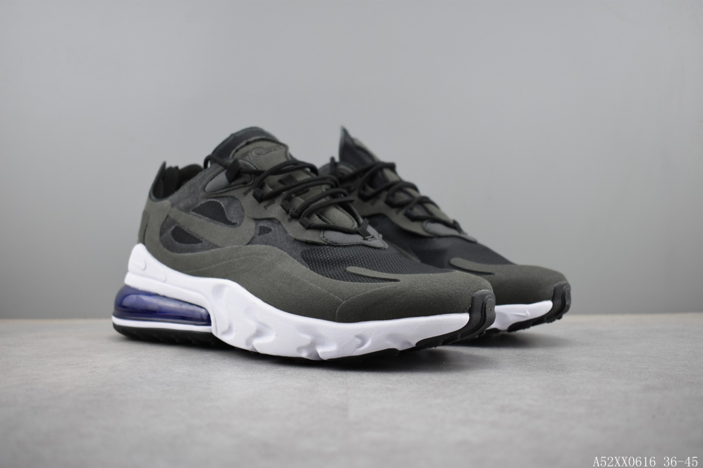220 耐克 NIKE REACT AIR MAX 半掌式270气垫跑鞋系列 货号:AQ9087 公司级真标带半码