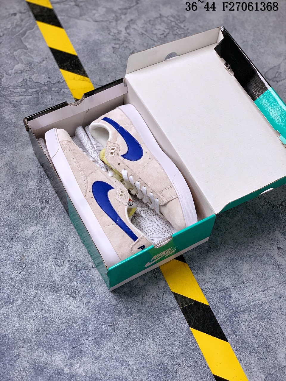 170 NIKE/耐克 耐克/NIKE SB ZOOM BLAZER LOW GT QS  带半码 开拓者低帮休闲板鞋