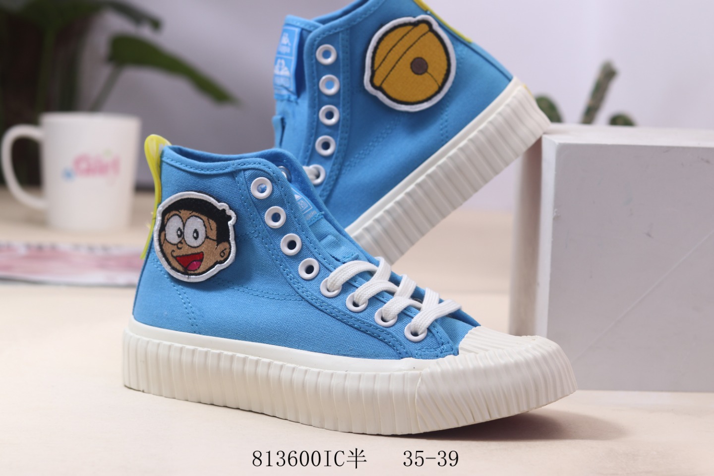 90160 kappa 卡帕 x doraemon 哆啦a梦 跨界联名饼干休闲板鞋 新