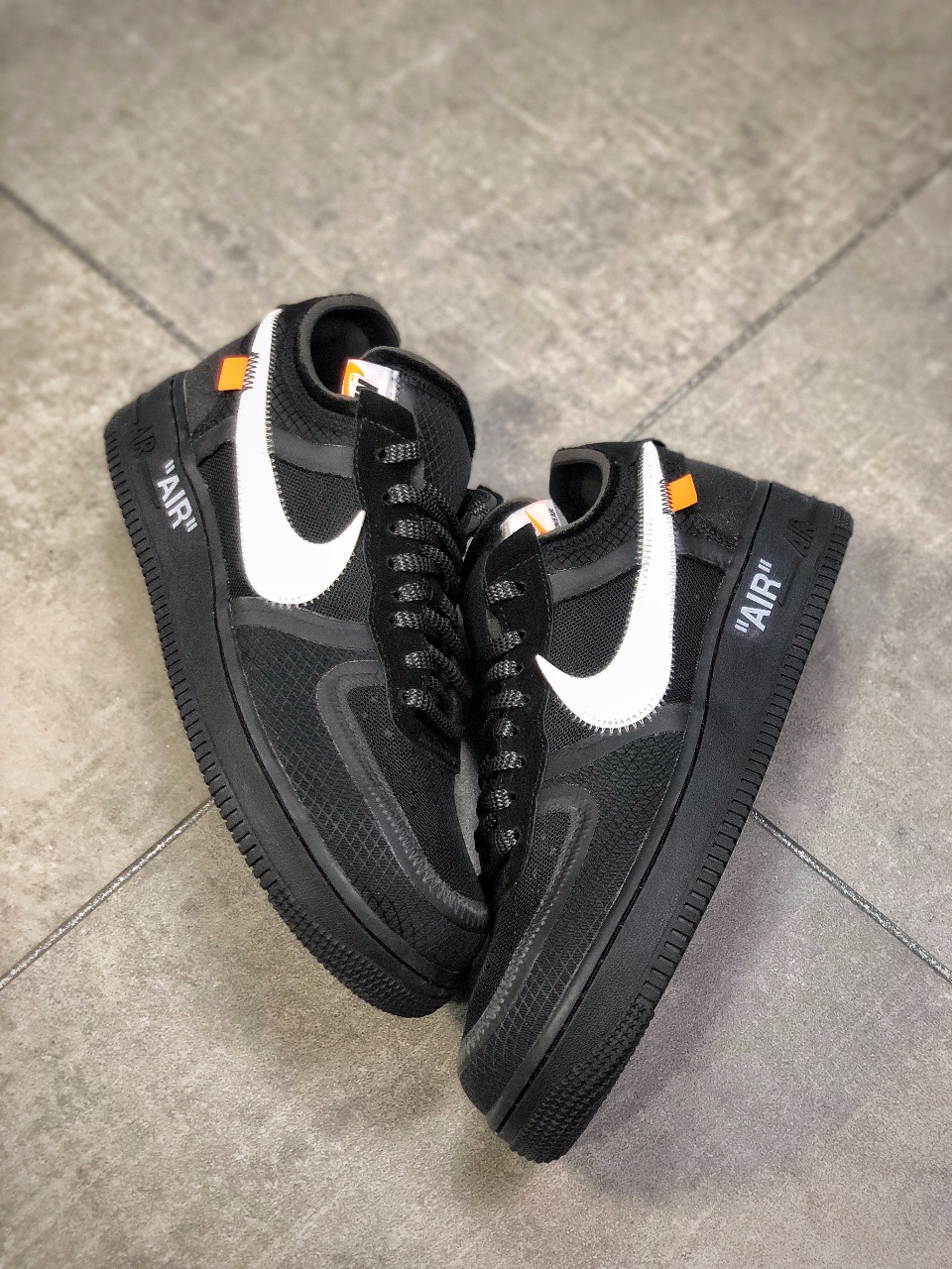 170   Off-White x Nike Air Force 1”Volt” 2.0空军一号经典低帮运动板鞋