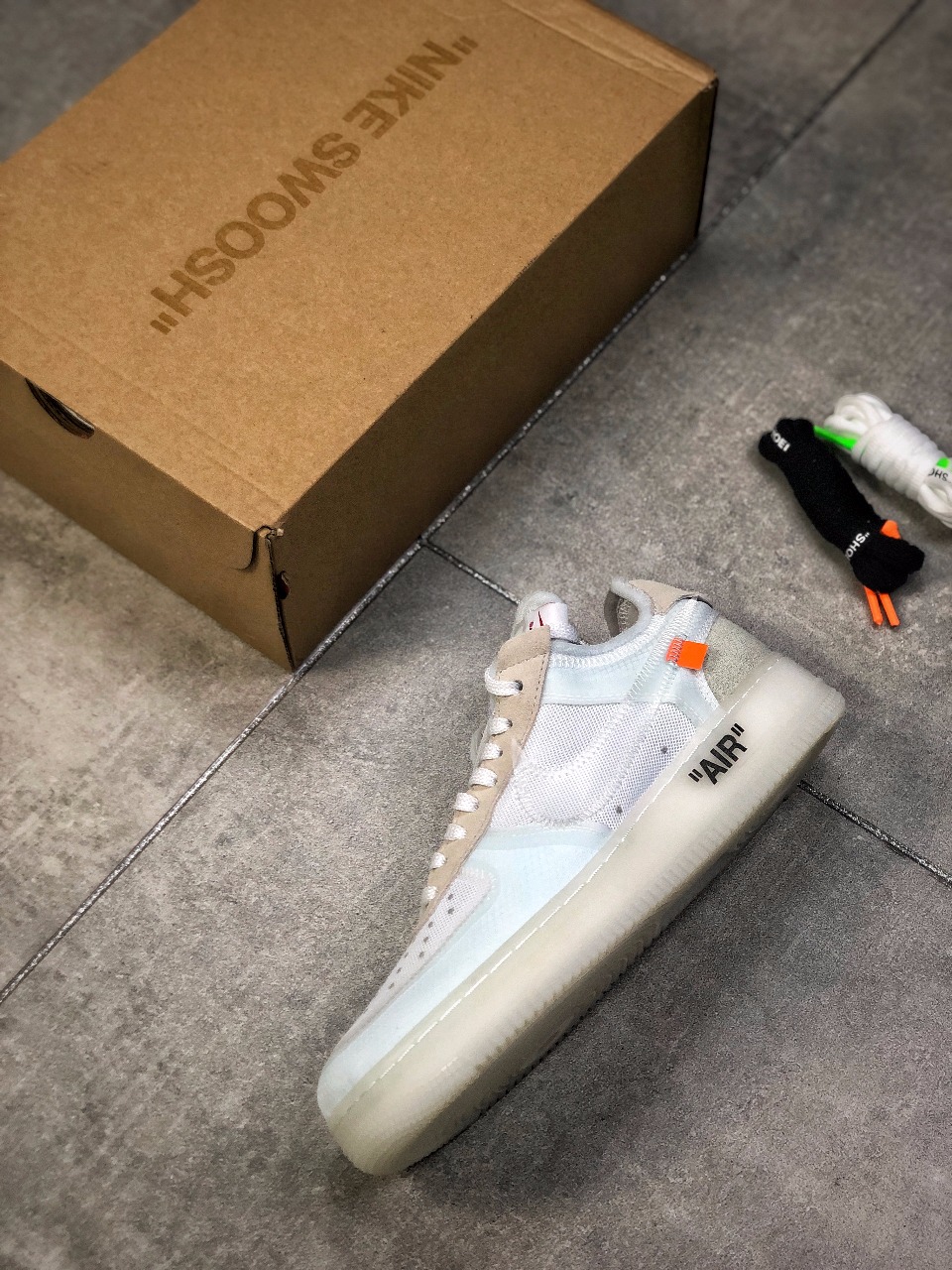 170  Off-White x Nike Air Force 1”Volt” 2.0空军一号经典低帮运动板鞋